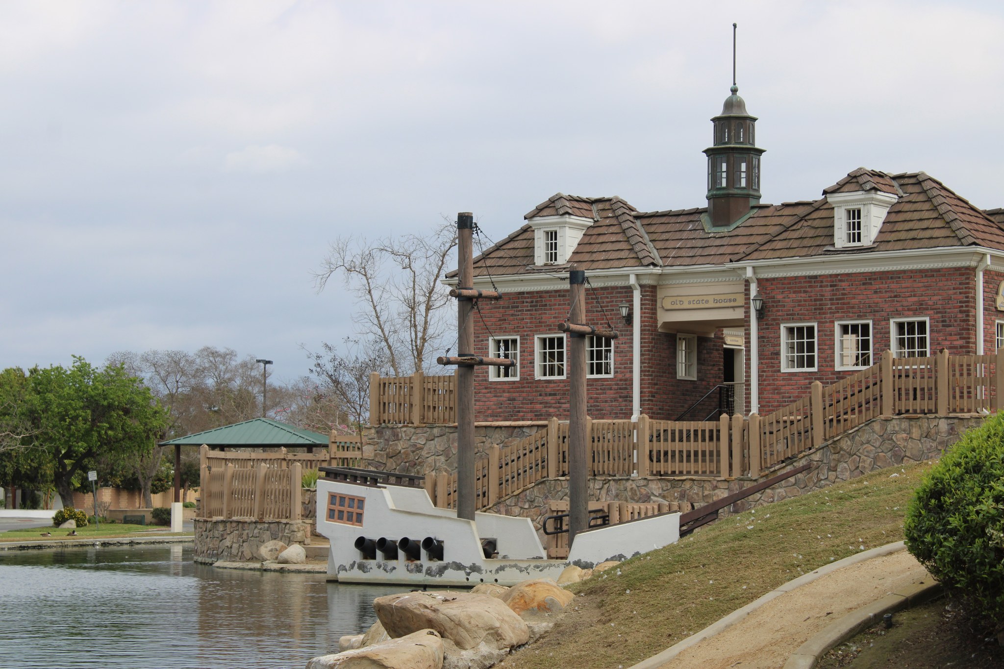 Heritage Park play island in Cerritos